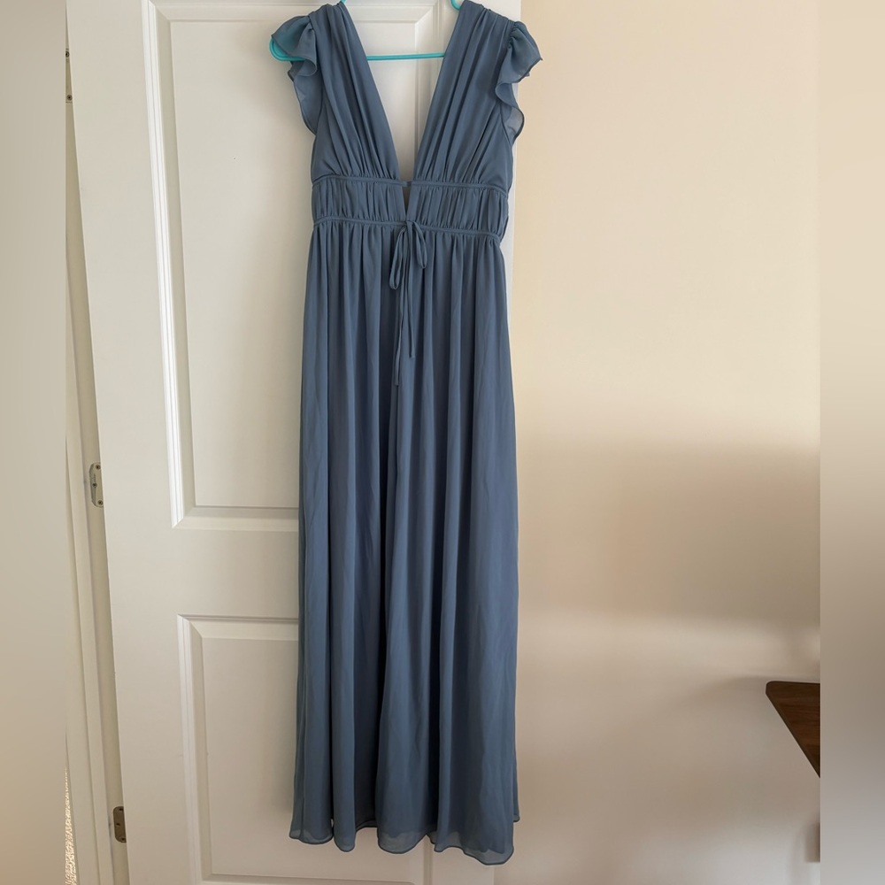 Lulu's Blue Maxi Dress